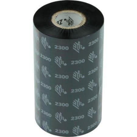 02300BK13145 - Zebra 2300 Wax ribbon, 131mm x 450m