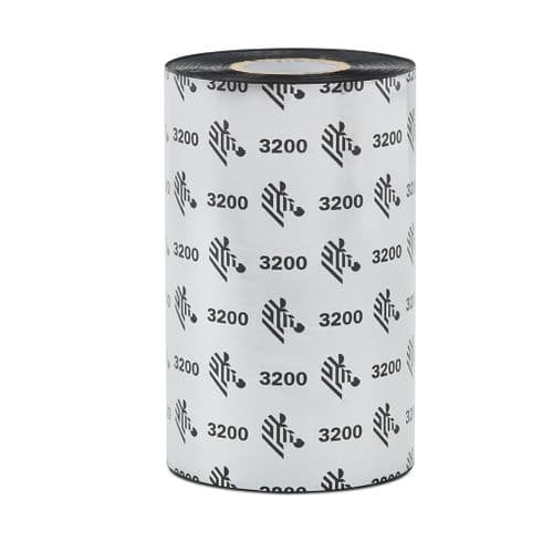 03200BK08045 - Zebra 3200 Wax/Resin ribbon, 80mm x 450m