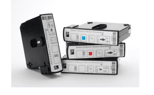 10007000K - Zebra HC100 Cartridges Quickclip Wristbands