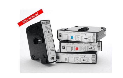 10007003K - Zebra HC100 Cartridges Quickclip Wristbands