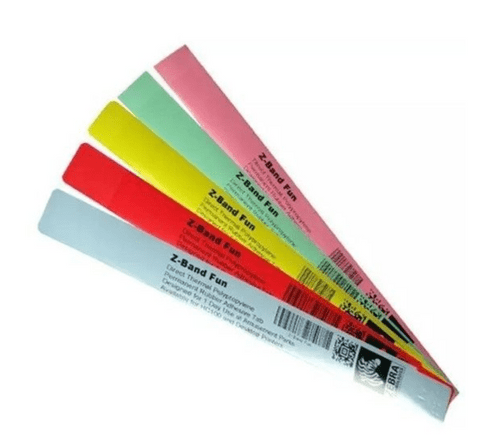 10012712-2 Zebra Z-Band Fun Yellow Wristbands - Desktop
