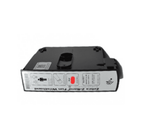 10012713-1K Zebra Z-Band Fun Red Cartridge Wristbands