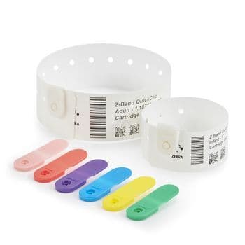 97032-PINK, Zebra Pink Clips for Z-Band QuickClip Wristbands
