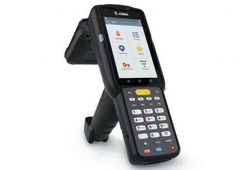 MC3330XR - UHF RFID Gun, Circular Antenna, 47 keys