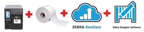 Zebra ZT411L Linerless Label Print Solution Bundle Kit