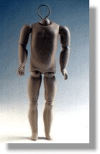 German Doll Composition Body – 8
