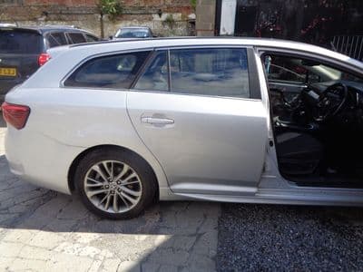 Toyota Avensis - drivers rear door 2015-2018 1F7 silver (estate only)