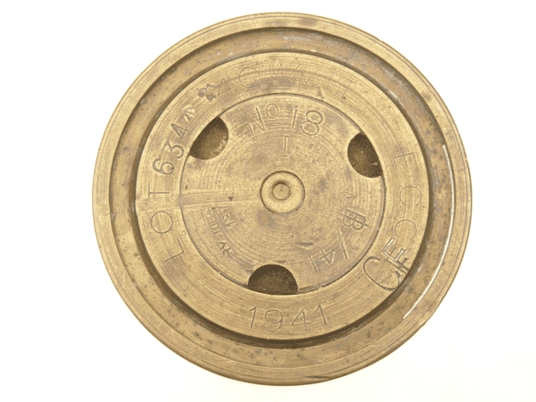 40mm Bofors mkII shell case, 1941 dated, 14th Army inscription.
