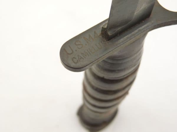American M1 carbine M4 bayonet and scabbard,  Camillus 1953 contract **SOLD**