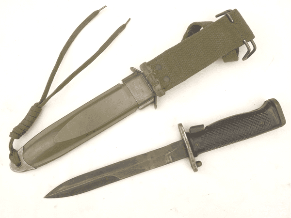 American M5 A1 bayonet and scabbard