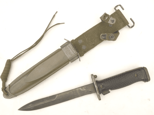 American M5 A1 bayonet and scabbard