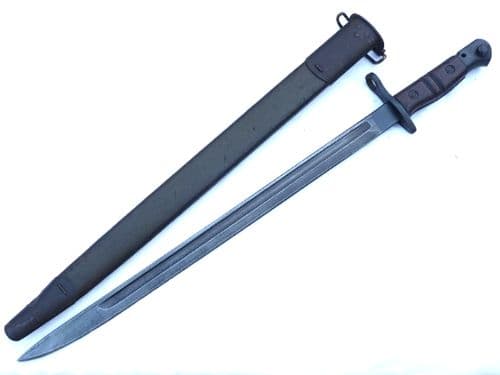 American Model 1917 bayonet and wire-hanger scabbard, Remington made  **SOLD**