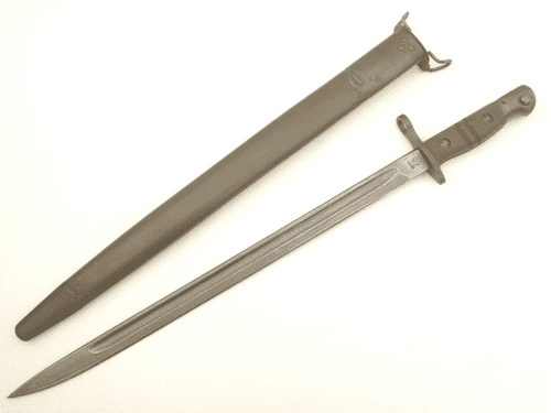 American Model 1917 Winchester made bayonet and scabbard