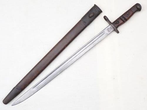 American Remington made Pattern 1913 bayonet and scabbard, dated 1916  **SOLD**