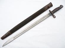 American Remington made Pattern 1913 bayonet and scabbard, US marked dated 1917 SOLD