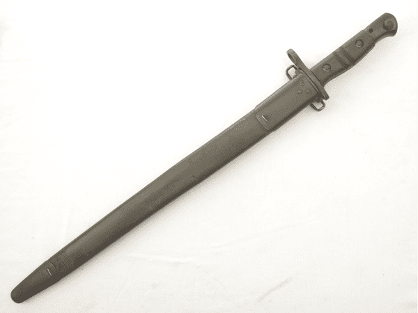 American Remington Model 1917 bayonet and scabbard, wrongly 1918 marked