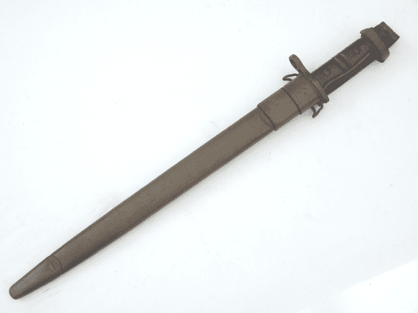 American Remington Model 1917 bayonet, scabbard and Home Guard frog, 1918 marked **SOLD**