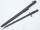 American Remington Model 1917 bayonet, scabbard and Home Guard frog **SOLD**