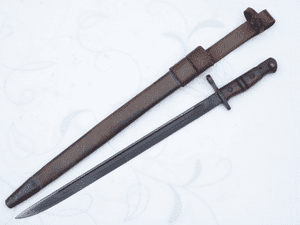 American Remington Model 1917 bayonet, scabbard and Home Guard frog **SOLD**