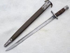 American Winchester made Pattern 1913 bayonet and scabbard, dated 1916 SOLD