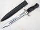 Australian made SLR L1A2 bayonet and scabbard, chromed for parade use  **SOLD**