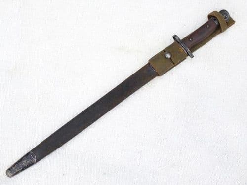 Australian marked Lithgow made Pattern 1907 bayonet 1942 dated with frog SOLD