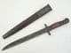 Australian Owen P1944  bayonet and scabbard, 1952 dated