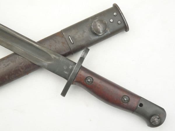 Australian Owen P1944  bayonet and scabbard, 1952 dated **SOLD**
