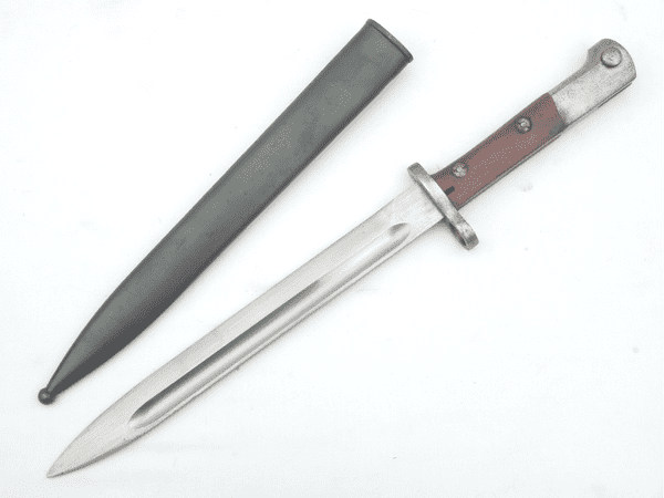 Belgian Mauser M1924 export bayonet and scabbard, pre-war issue