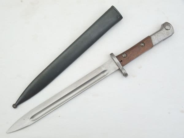 Belgian Mauser M1924 export bayonet and scabbard, pre-war issue/1