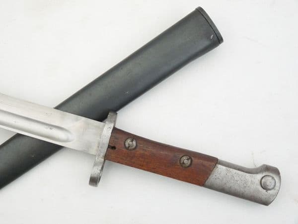Belgian Mauser M1924 export bayonet and scabbard, pre-war issue/1