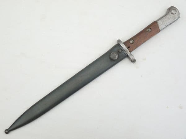 Belgian Mauser M1924 export bayonet and scabbard, pre-war issue/1