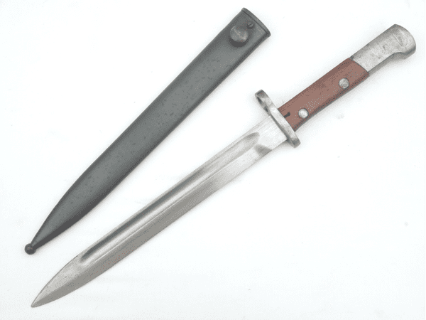 Belgian Mauser M1924 export bayonet and scabbard, pre-war issue