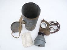 Belgian WW2 L.702 gas-mask and steel case **SOLD**