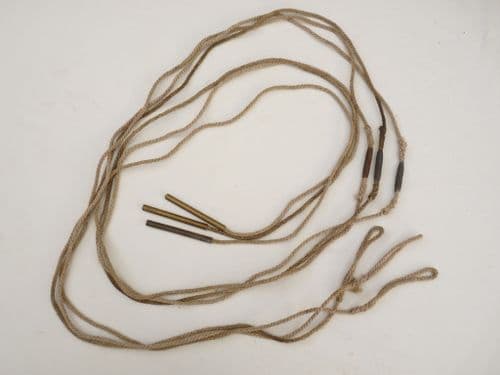 Bren gun brass-ended pull-through, cleaning rope **SOLD**
