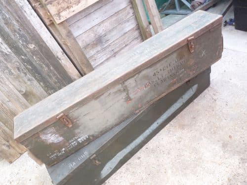 Bren Mk 1 transit case, Canadian acceptance stamped, 1942 dated
