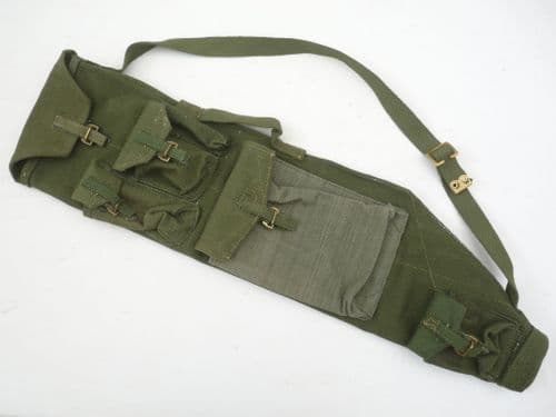 Bren MkIII spare barrel and parts kit carrying bag, 1953 dated