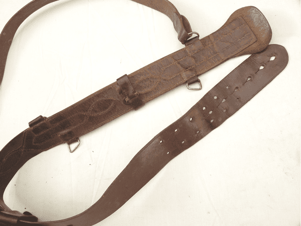 British Army officer's Sam Browne belt with holster