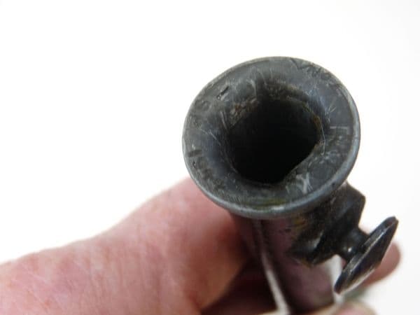 British British made No4 MkII* spike bayonet and scabbard , 1944 dated