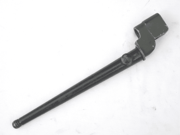 British British made No4 MkII* spike bayonet and scabbard , 1944 dated
