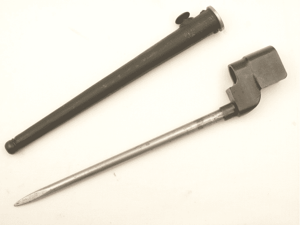 British British made No4 MkII* spike bayonet and scabbard, unmarked