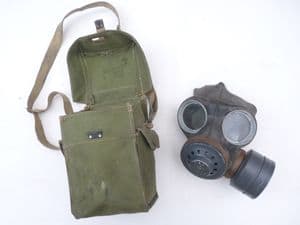 British  general service mk6 light respirator, 1956 dated