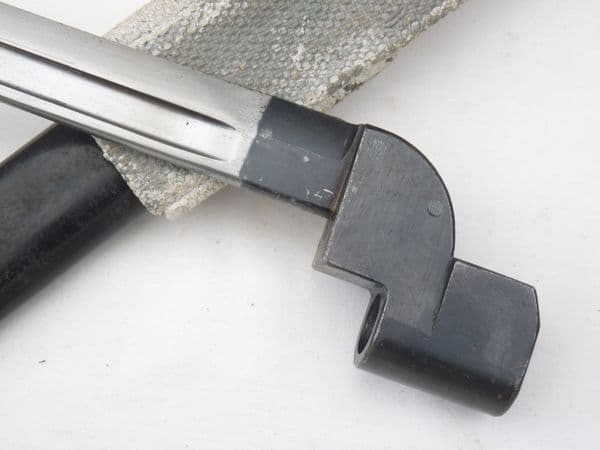 British Lee-Enfield No9 parade bayonet and scabbard, 1951 dated, with frog **SOLD**