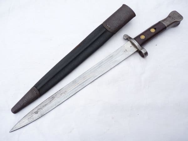 British Lee-Metford bayonet and scabbard, N.R. 58  marked **SOLD**