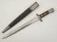 British Lee-Metford P1888 Mk1 bayonet and scabbard,  1894 dated, KRR marked