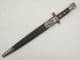 British Lee-Metford P1888 Mk1 bayonet and scabbard,  1894 dated, KRR marked