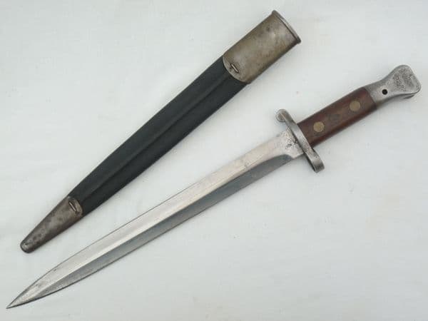 British Lee-Metford P1888 Mk2 bayonet, 1901 dated, 7 GOR stamped. **SOLD**