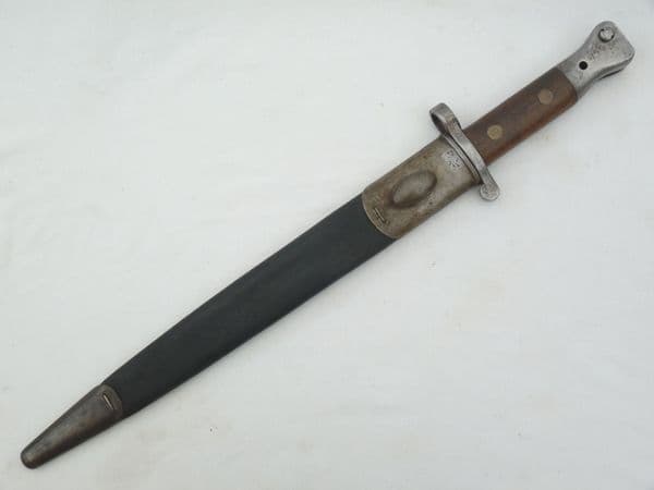 British Lee-Metford P1888 Mk2 bayonet, 1901 dated, 7 GOR stamped. **SOLD**