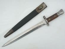 British Lee-Metford P1888 Mk2 bayonet, 1901 dated, 7 GOR stamped. **SOLD**