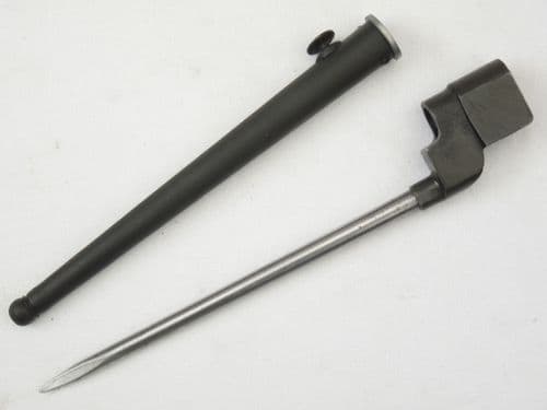 British No4 MkII* spike and mk1 scabbard, P.S&S made. **SOLD**